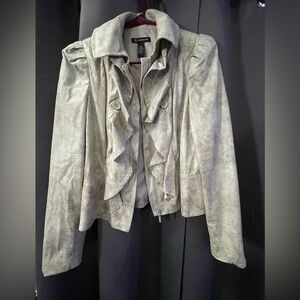 INC International Concepts Textured Gray Blazer